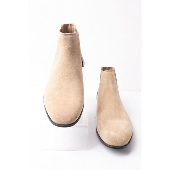 Zara Mens Beige Split Leather Ankle Boots Sz 6 main image 7